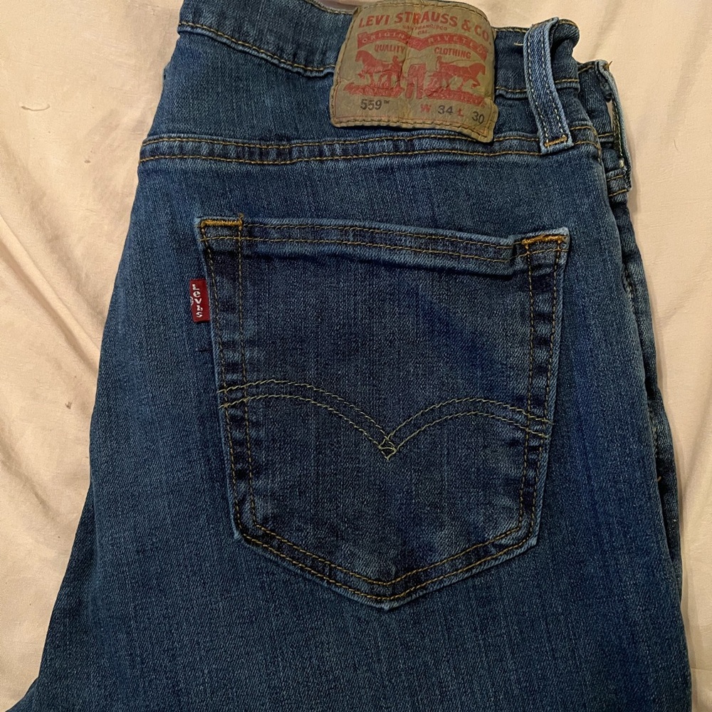 Levi's 559 Dark Blue Relaxed Jeans